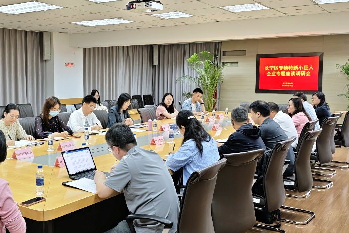 长宁区税务局召开专精特新“小巨人”企业调研座谈会