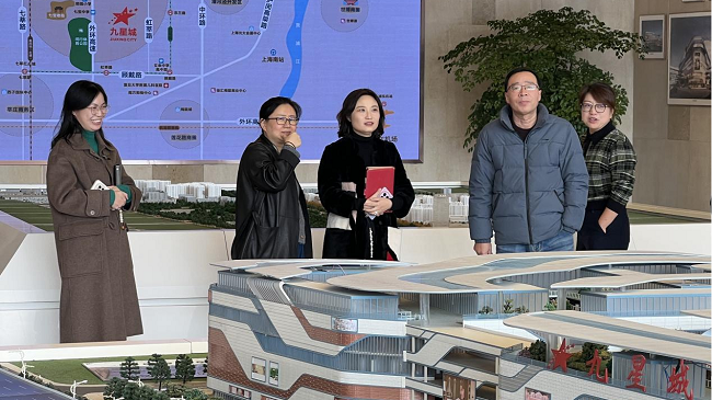 主动服务 问需送策——闵行区税务局赴九星城开展重点项目前置涉税服务